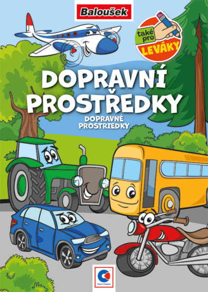 Omalovánka - A5 - Dopravní prostředky