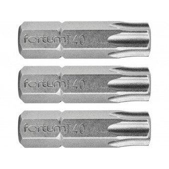 hrot TORX, sada 3ks, T 40x25mm, S2