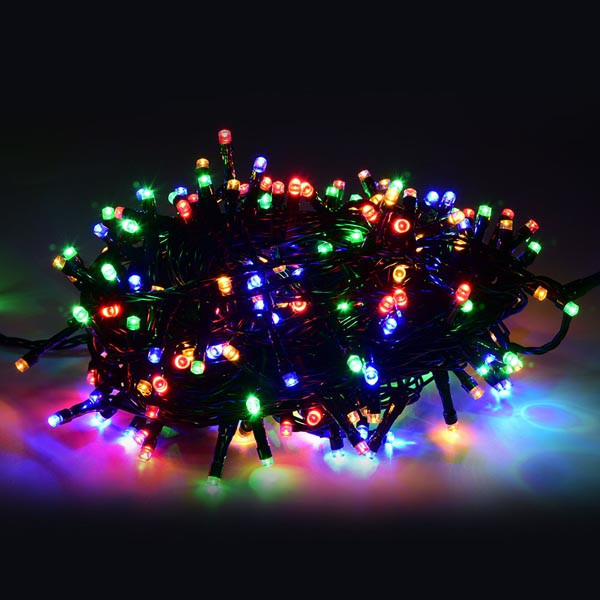 LED osvetlenie reťaz multicolor 10m, 100xLED