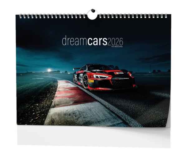 Nástenný kalendár - Dream Cars - A3