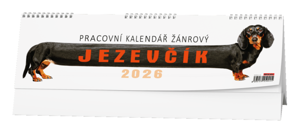 Stolový kalendár - Pracovný kalendár žánrový - Jazvečík