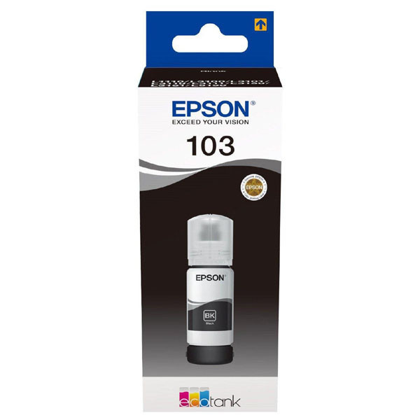 Epson originálny ink C13T00S14A, 103, čierna, 65ml, Epson EcoTank L3151, L3150, L3111, L3110