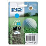 Epson originálny ink C13T34724010, T347240, 34XL, cyan, 10.8ml, Epson WF-3720DWF, 3725DWF