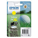 Epson originálny ink C13T34744010, T347440, 34XL, žltá, 10.8ml, Epson WF-3720DWF, 3725DWF