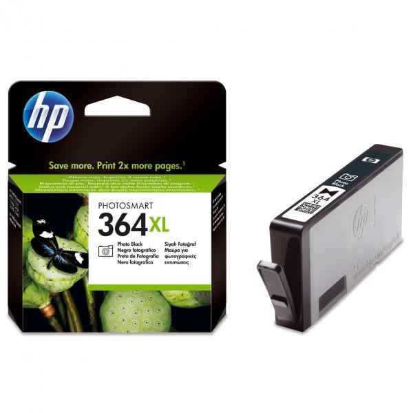 HP originálny atrament CB322EE č.364XL Photo black 290str., pre HP Photosmart B8550, C5380, D5460