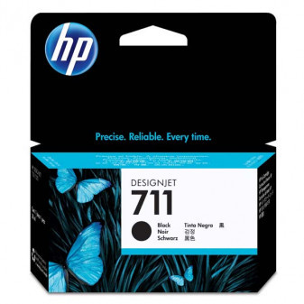 HP originálny ink CZ129A, HP 711, čierna, 38ml, HP DesignJet T120, T520