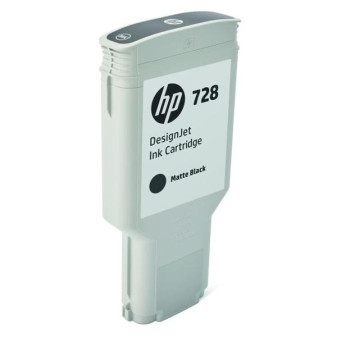 HP originálny ink F9J68A, HP 728, matný čierny, 300ml, HP DesignJet T730, DesignJet T830, DesignJ