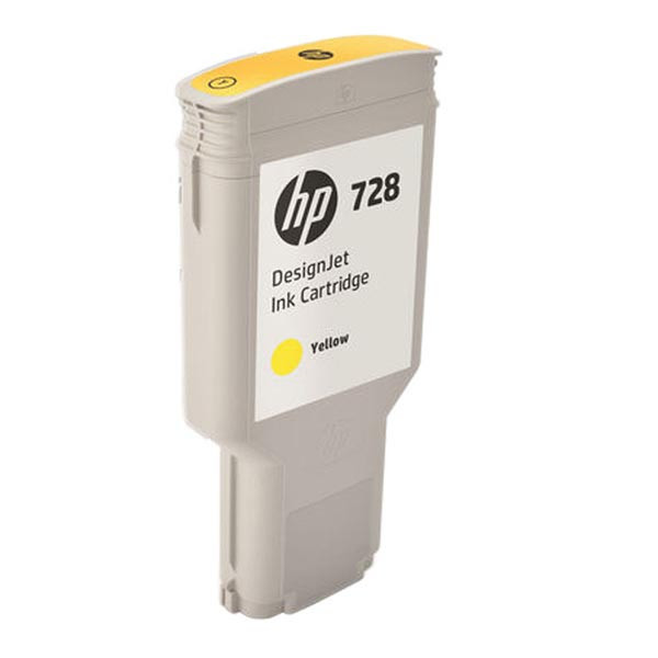 HP originálny ink F9K15A, HP 728, žltá, 300ml, HP DesignJet T730, T830