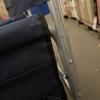 Aga Kempingové skladacie kreslo Tmavomodré 2DAZ236
