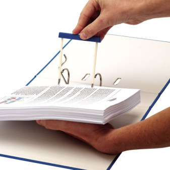 Archivačná spona Fellowes PRO s prenášačom, dĺžka 100 mm, (100ks), biela