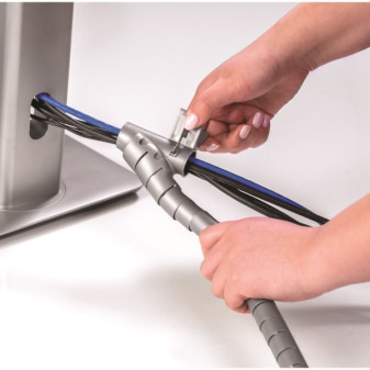 Fellowes Cablezip organizér a chránič kabeláže strieborný