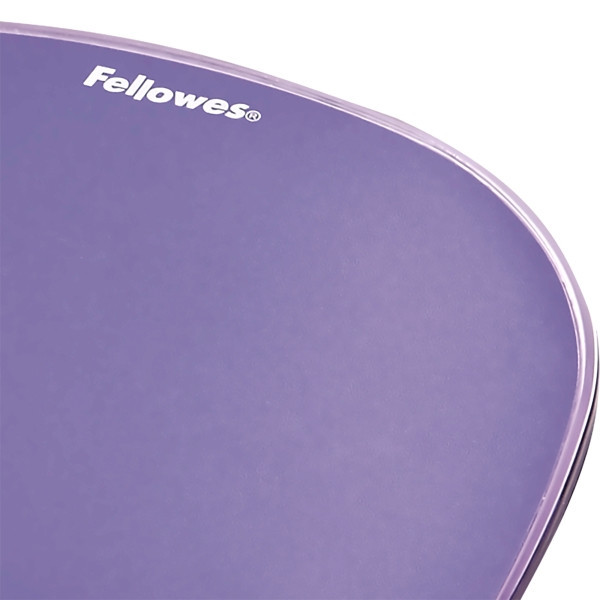 Podložka pod myš a zápästie Fellowes CRYSTAL gélová fialová