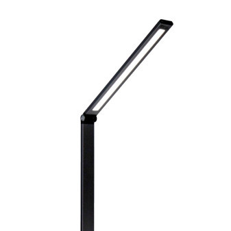 Platinet stolná LED lampa 10W stmievateľná, dotykové ovládanie, bezdrôtové nabíjanie, USB port, čer