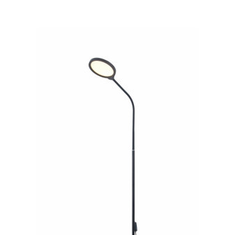 Platinet podlahová LED lampa 10W stmievateľná 2v1, čierna