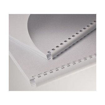 Plastové chrbty Eurosupplies 45 biele