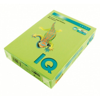 Farebný papier IQ MA42 - A4 80g májovo zelená intenzívna 500 listov