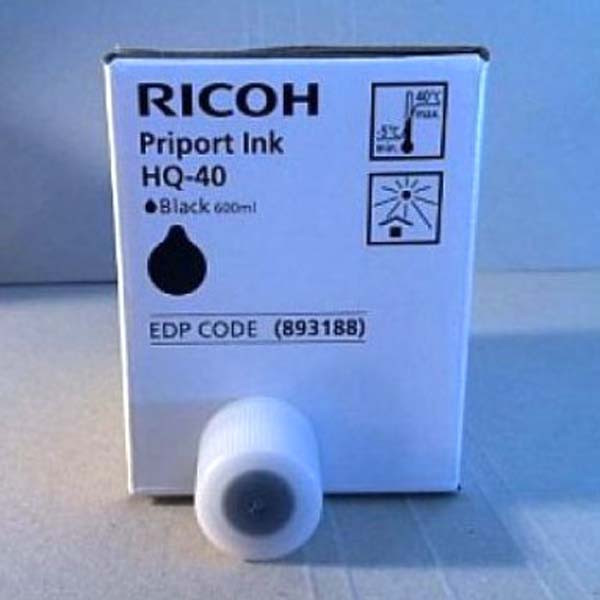 Ricoh originálny ink 817225, black, 600 Ricoh JP4500, JP4550