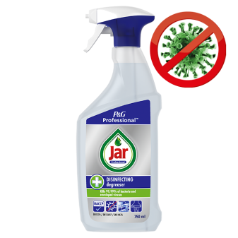 Jar P&G Professional dezinfekčný odmasťovač 2v1, 750 ml