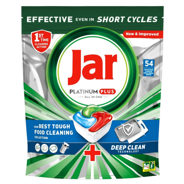 Jar kapsule na riad Platinum Plus Blue Deep Clean 54ks