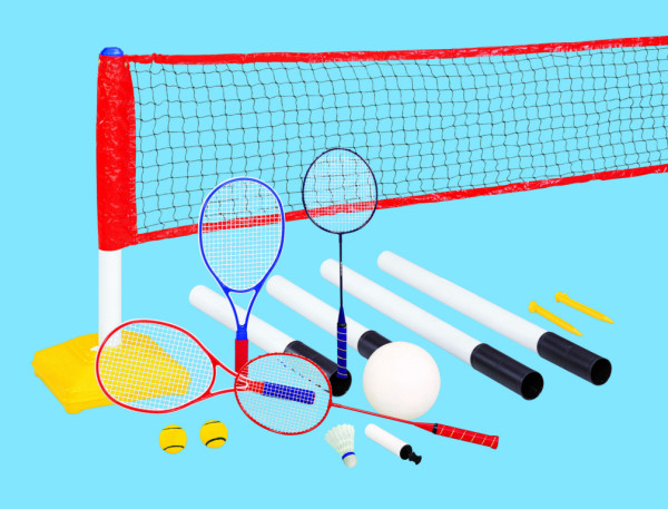 Aga Badmintonová sieť 3v1