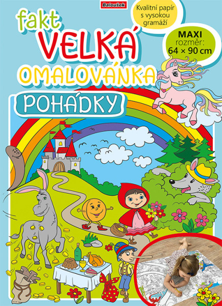 Fakt veľká omaľovánka - Rozprávky