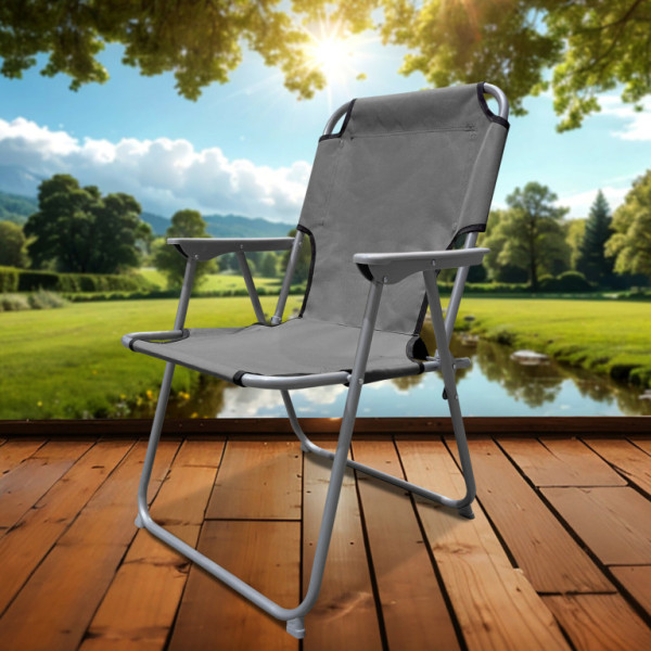 Linder Exclusiv Skladacie kreslo PO2600DG Šedé