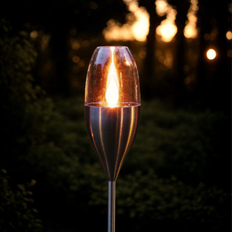 Kynast Záhradné LED solárne svietidlo pochodeň 112 cm