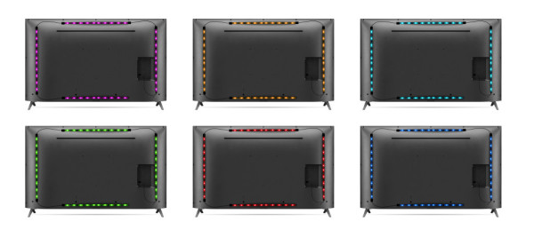 Aga RGB LED pásik za televíziu 4x50 cm
