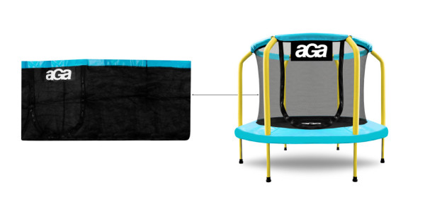 Aga Ochranná sieť 150 cm na detskú trampolínu Svetlo modrá