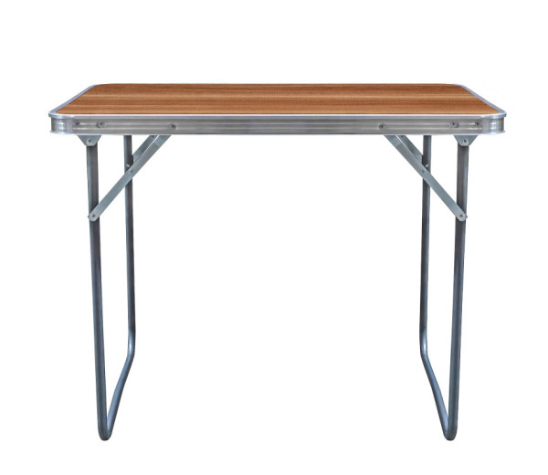 Aga Skladací kempingový stolík 70x50x60 cm Hnedý