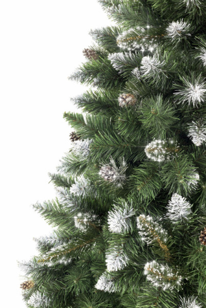 Aga Vianočný stromček Borovica 150 cm Crystal strieborná