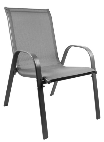 Aga 4x Záhradná stolička MR4400GY-4 Sivá