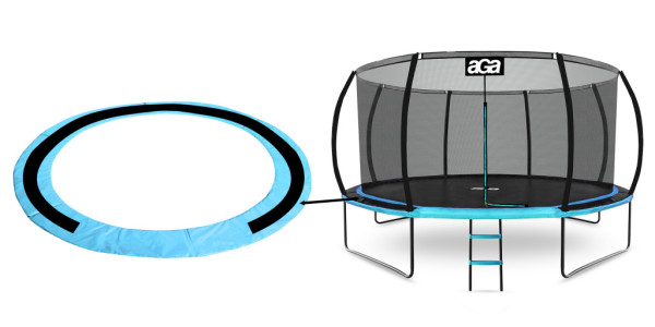 Aga Kryt pružín na trampolínu EXCLUSIVE 430 cm Svetlo modrý/Čierny