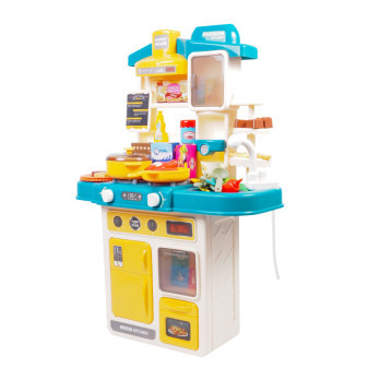 Aga4Kids Plastová kuchynka MR6132 Žltá/Modrá