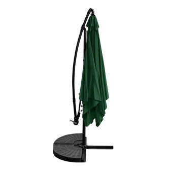 Aga Záhradný slnečník MR2048 250 cm Tmavo zelený
