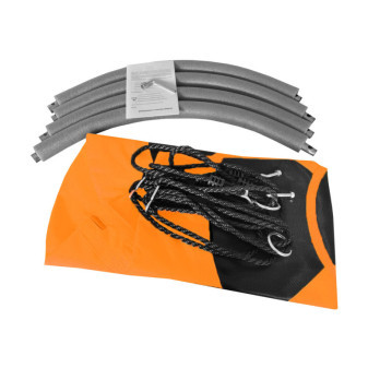 Aga Závesný hojdací kruh 90 cm Oranžový