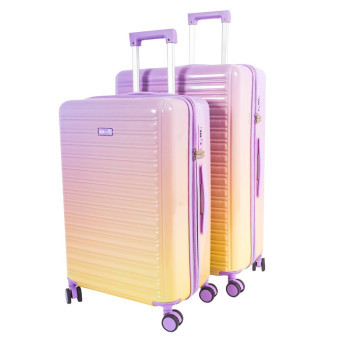 Aga Travel Sada cestovných kufrov MR4673 Žltá/Fialová