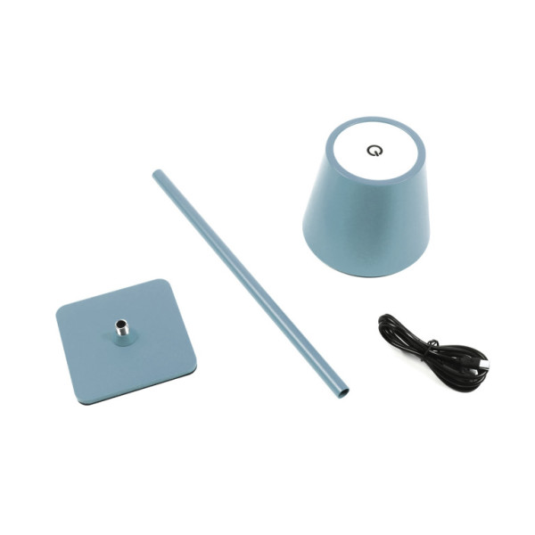 Aga LED Stolová lampa DS2407 Modrá