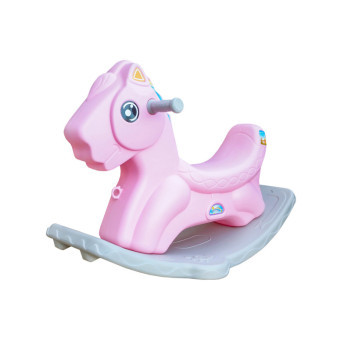 Aga4Kids Plastový hojdací koník DS3801 Ružový