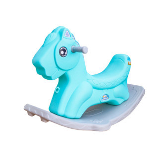 Aga4Kids Plastový hojdací koník DS3801 Modrý