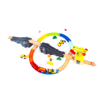 Aga4Kids Drevená vláčikodráha DS5645