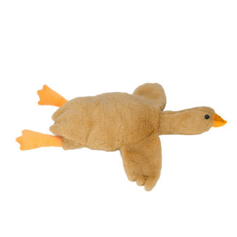 Aga4Kids Plyšový vankúš Husa Hnedá 90 cm