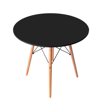 Aga Jedálenský stôl 80 cm Čierny