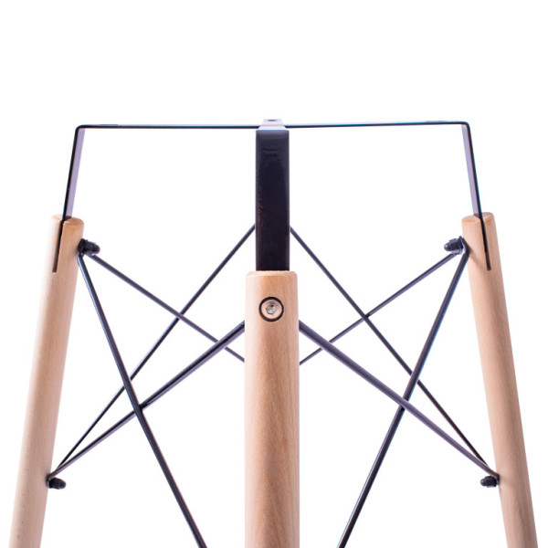 Aga Jedálenský stôl 60 cm Čierny