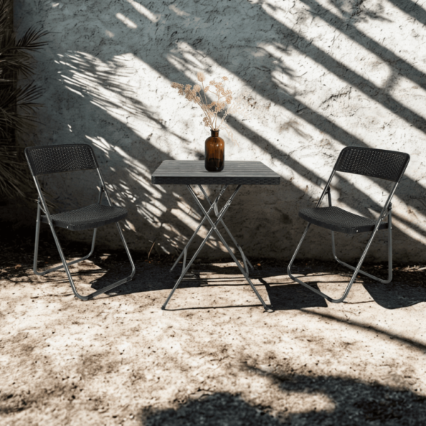 Linder Exclusiv Záhradná zostava BISTRO SET Čierny