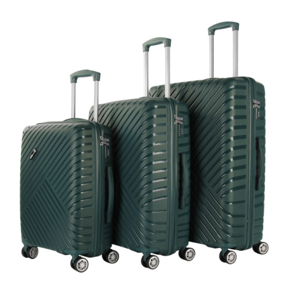 Aga Travel Sada cestovných kufrov MR4677 Tmavo zelená
