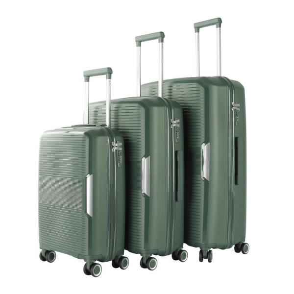 Aga Travel Sada cestovných kufrov MR4682 Tmavo zelená