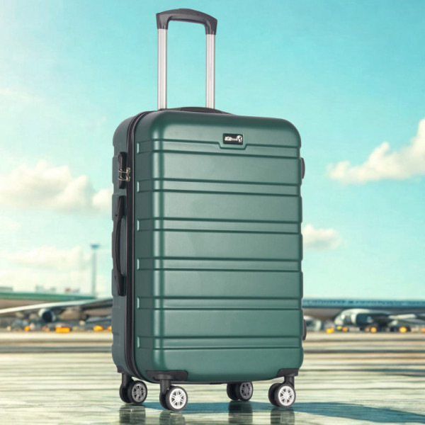 Aga Travel Cestovný kufor 66x46x27cm Tmavo zelená