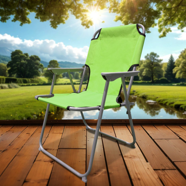 Linder Exclusiv Skladacie kreslo PO2600LG Zelené