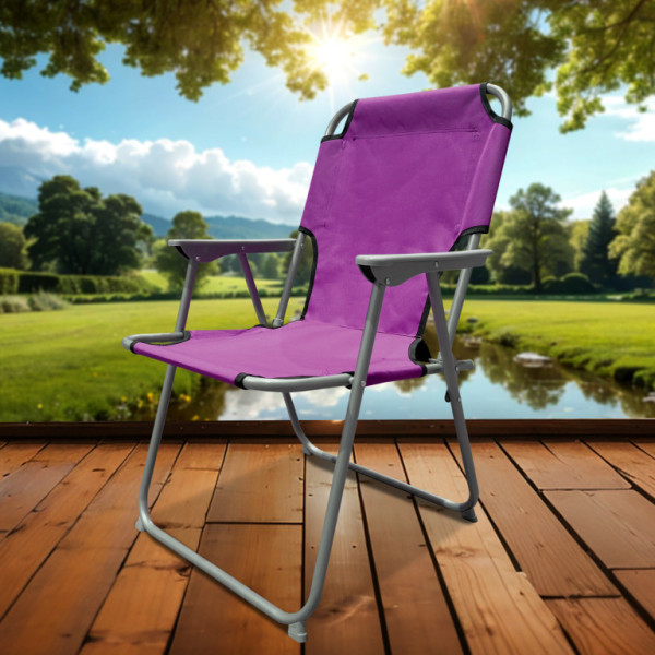 Linder Exclusiv Skladacie kreslo PO2600L Fialové